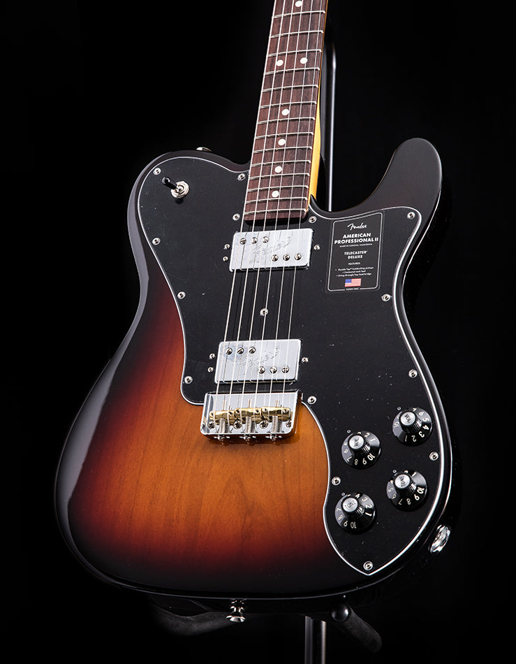 Fender American Professional II Telecaster Deluxe 3 Tone Sunburst