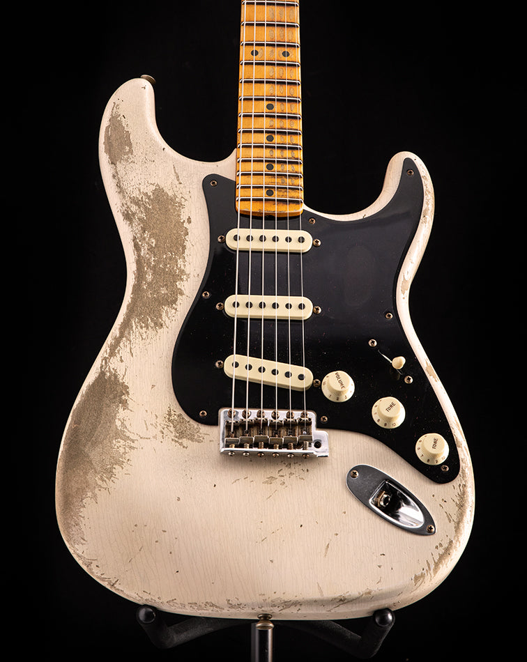 Fender Custom Shop Poblano Stratocaster Super Heavy Relic Aged White Blonde LTD