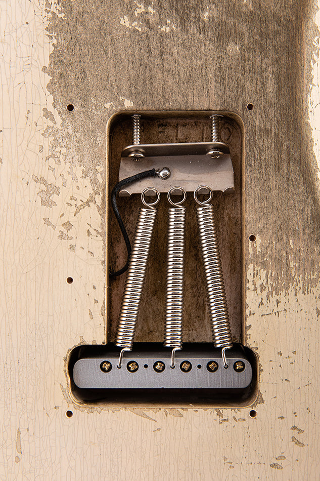 Fender Custom Shop Poblano Stratocaster Super Heavy Relic Aged White Blonde LTD