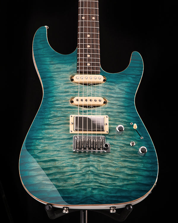 Tom Anderson Drop Top Shorty Natural Bora Blue Burst