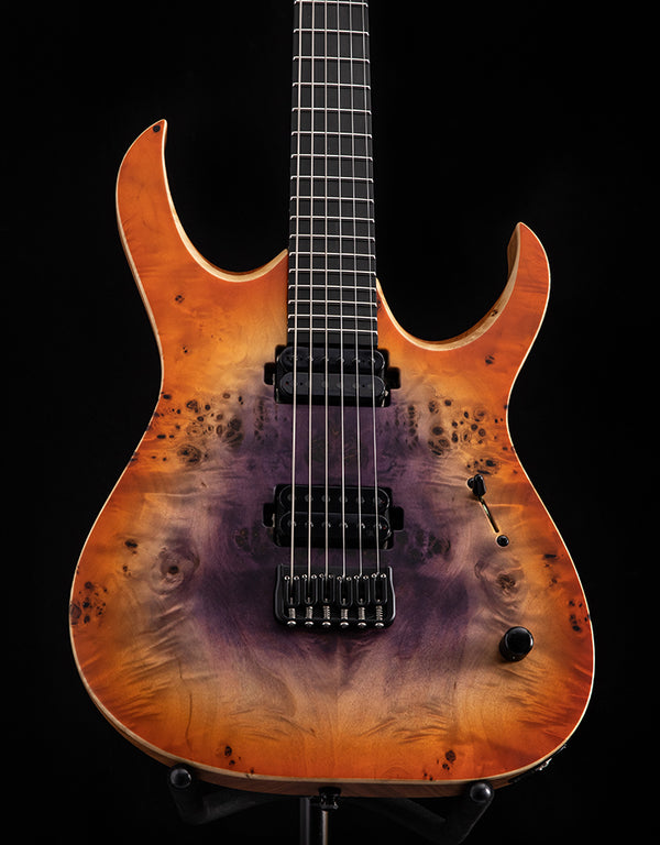 Mayones Duvell Elite 6 Trans Purple Orange Burst