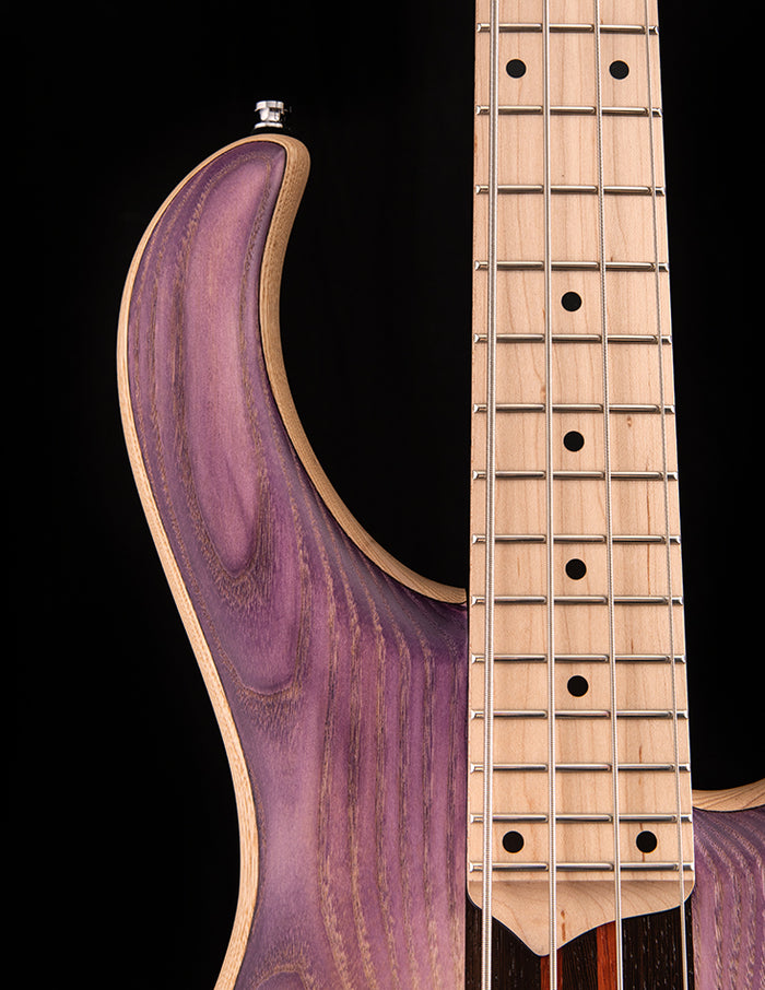 Used Mayones Patriot 4 Custom Natural Fade Purple Burst