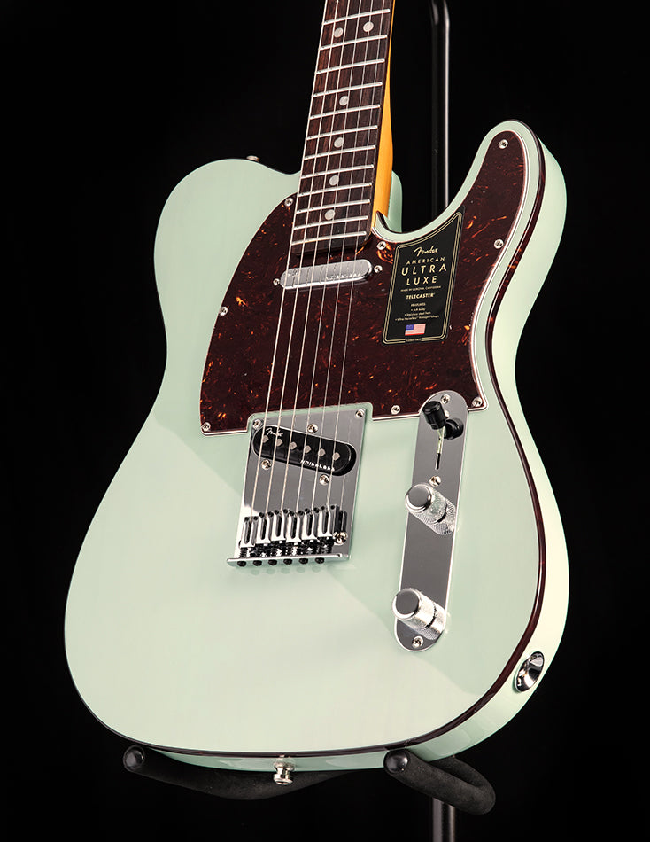 Fender American Ultra Luxe Telecaster Surf Green