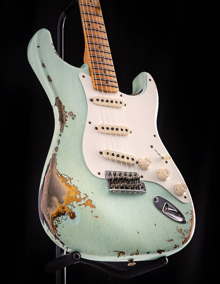 Fender Custom Shop 1956 Stratocaster Heavy Relic Surf Pearl Over 2 Tone Sunburst LTD