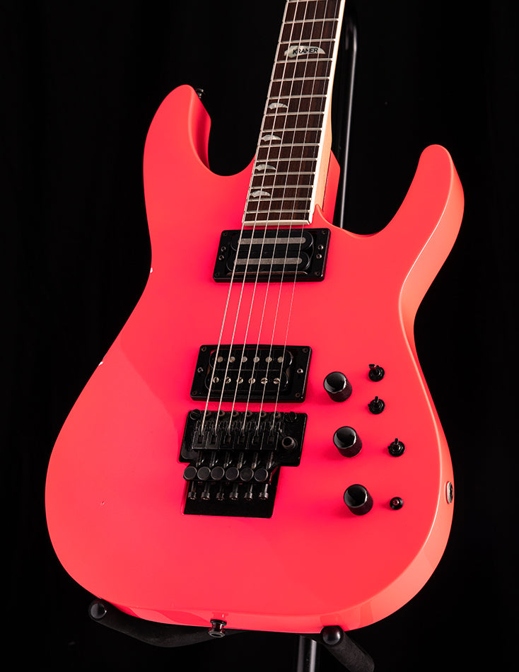 Used 1989 Kramer Sustainer Hot Pink Guitar | Electric Rock Guitar
