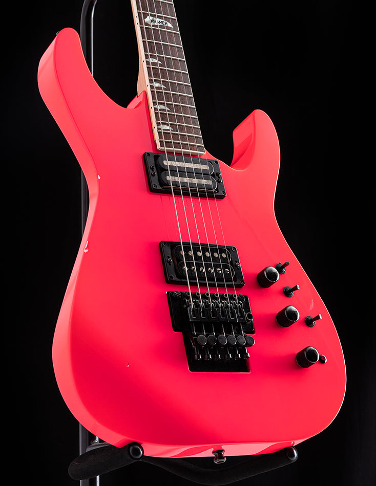 Used 1989 Kramer Sustainer Hot Pink Guitar | Electric Rock Guitar