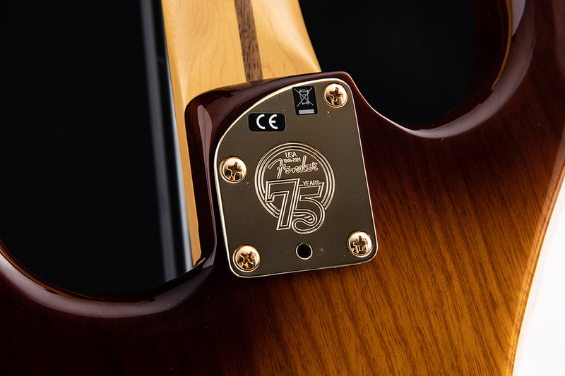 Fender 75th Anniversary Stratocaster 2 Color Bourbon Burst