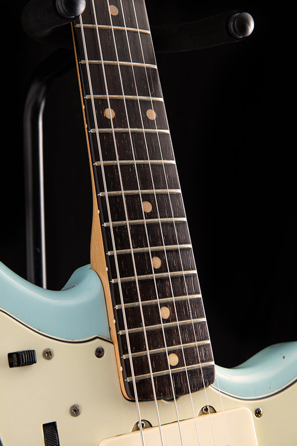 1961 Fender Jazzmaster Refinished in Sonic Blue | Offset Guitar