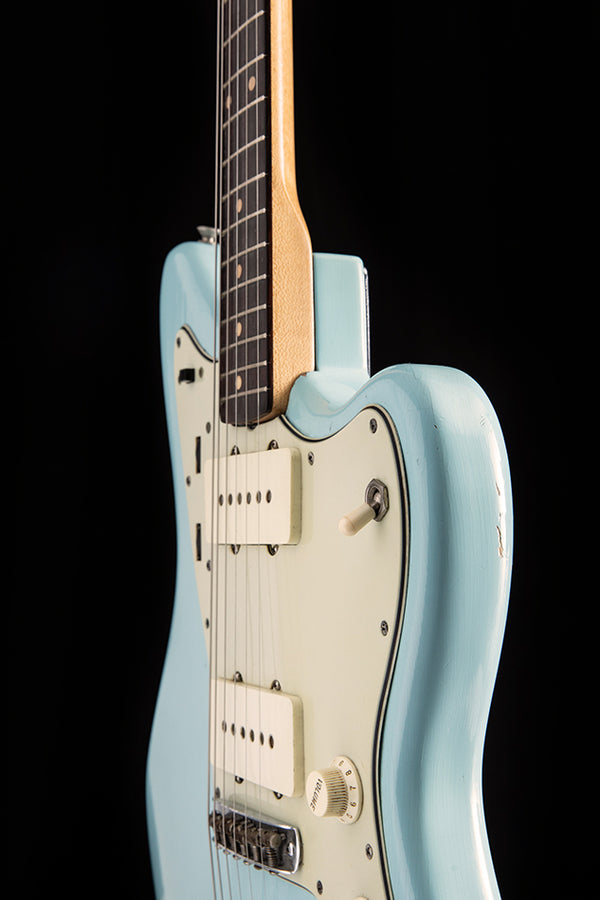 1961 Fender Jazzmaster Refinished in Sonic Blue | Offset Guitar
