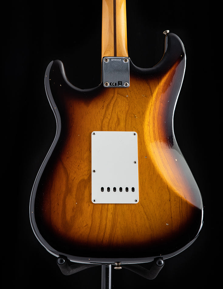 Used Fender Custom Shop Big Neck Stratocaster Journeyman Relic 2 Tone Sunburst