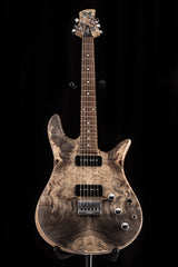 Used Fodera Monarch P90 Buckeye Burl