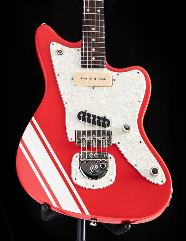 Tom Anderson Raven Classic Shorty Fiesta Red With White Racing Stripes