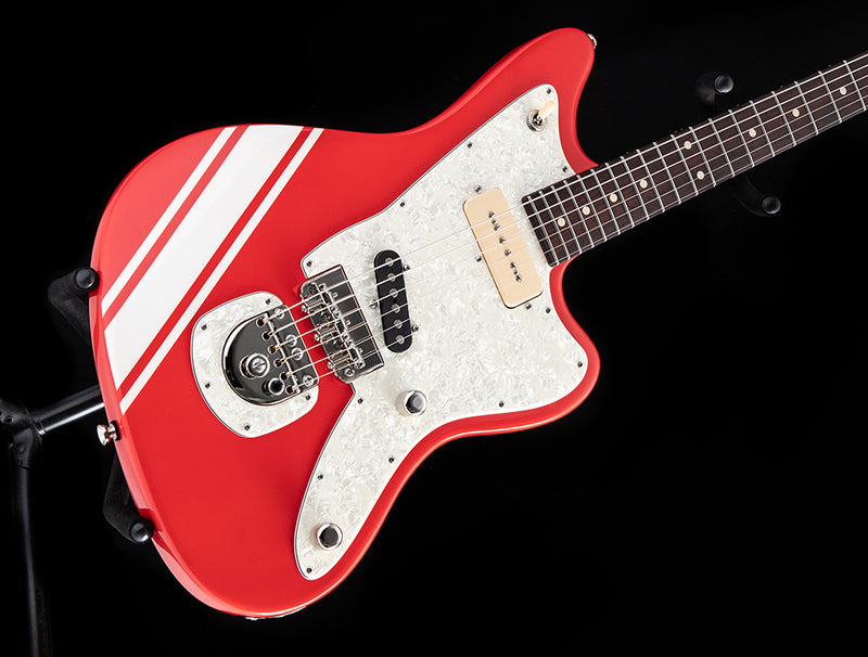 Tom Anderson Raven Classic Shorty Fiesta Red With White Racing Stripes