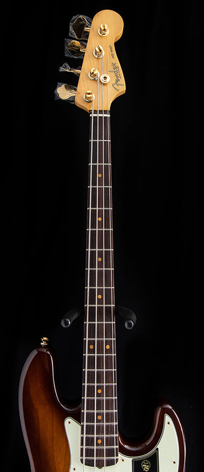 Fender Jazz Bass ダークブラウン Fender 75th Anniversary Jazz Bass 2 Color Bourbon Burst