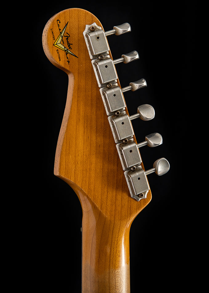 Fender Custom Shop 1961 Heavy Relic Stratocaster Limited Aged Vintage White Over 3 Tone Sunburst