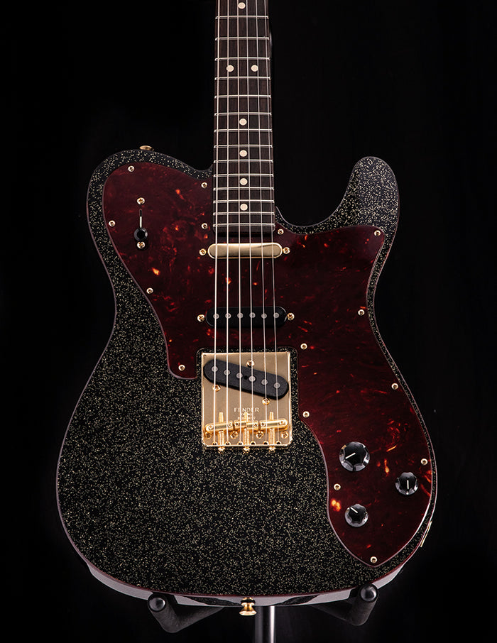 Fender Custom Shop Telecaster Deluxe Black Gold Sparkle Levi