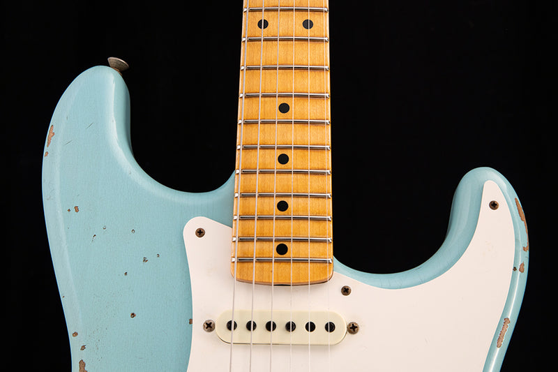 Fender Custom Shop 1957 Stratocaster Relic Faded Daphne Blue LTD