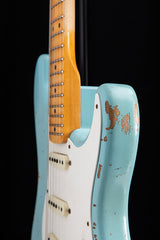 Used Fender Custom Shop 1957 Stratocaster Relic Faded Daphne Blue LTD