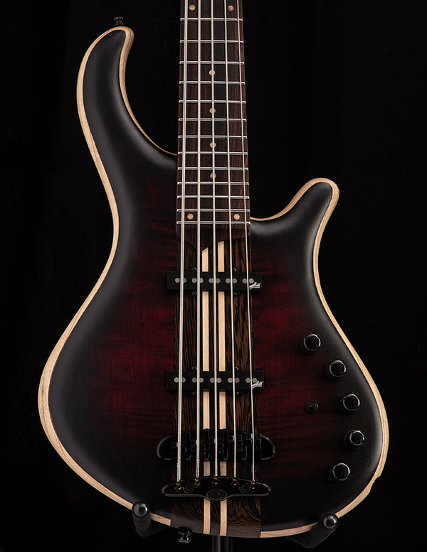 Mayones Patriot 5 Custom Dirty Red Burst