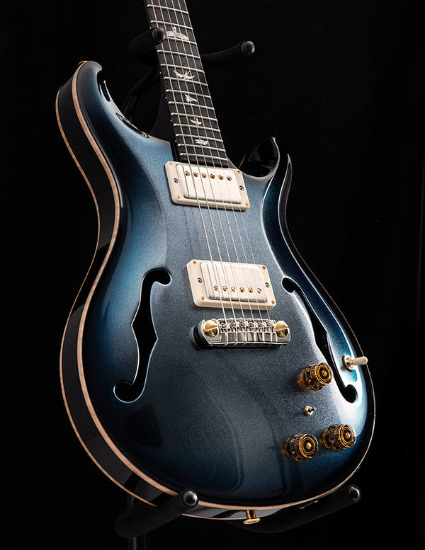 Used Paul Reed Smith Hollowbody II Platinum Blue Burst Chrome