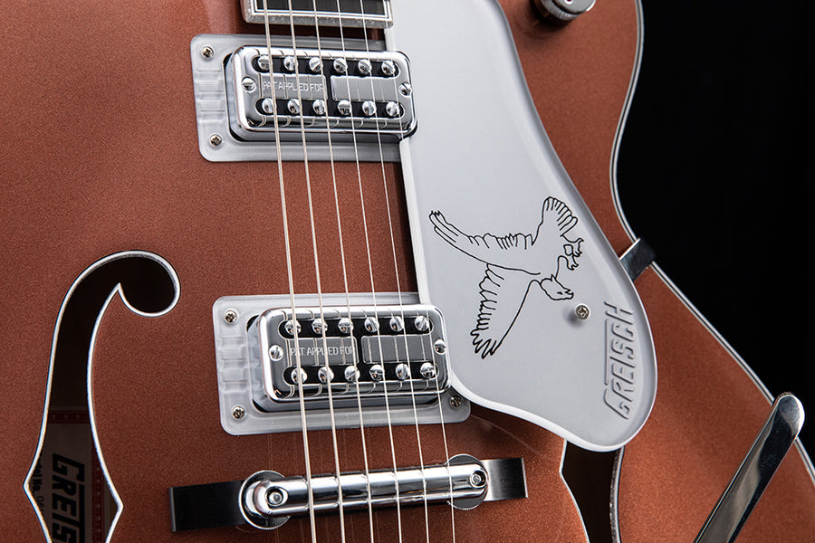 Used Gretsch G6136T Falcon Limited Two Tone Copper/Sahara Metallic