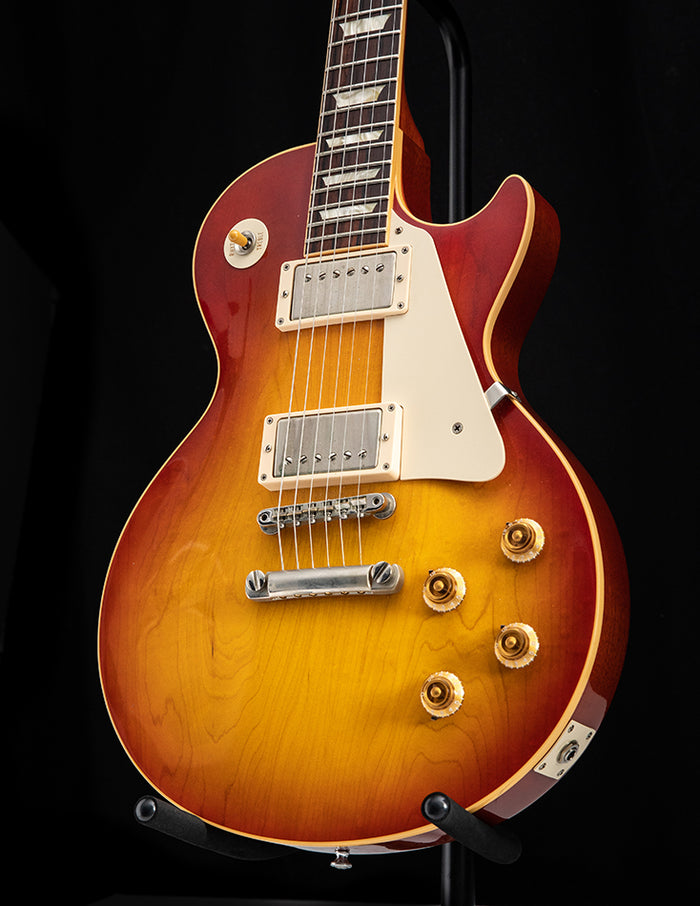 Used Gibson 1958 Reissue Les Paul Standard Plain Top VOS Cherry Sunbur