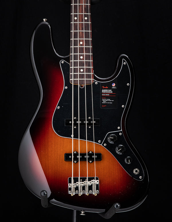 Fender American Performer Jazz Bass 3 Tone Sunburst