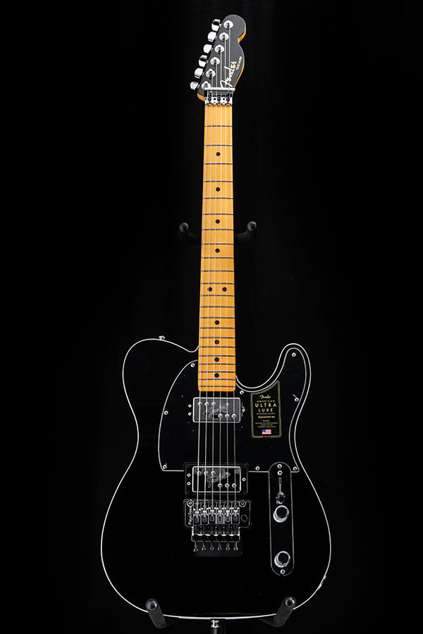 Fender American Ultra Luxe Telecaster Floyd Rose HH Mystic Black