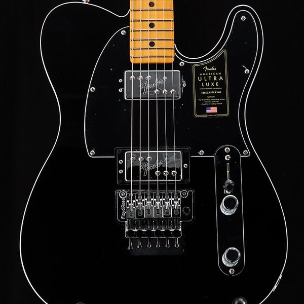 Fender American Ultra Luxe Telecaster Floyd Rose HH Mystic Black