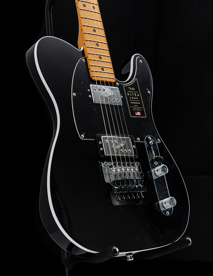 Fender American Ultra Luxe Telecaster Floyd Rose HH Mystic Black