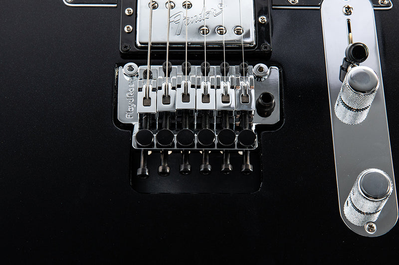 Fender American Ultra Luxe Telecaster Floyd Rose HH Mystic Black