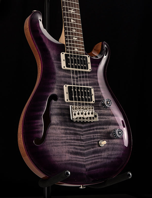 Used Paul Reed Smith CE 24 Semi-Hollow Charcoal Purple Burst