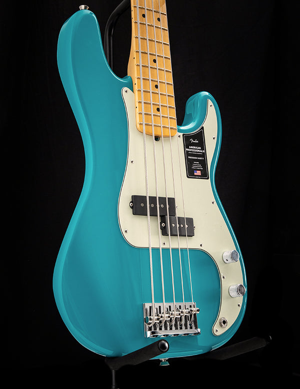 Fender American Professional II Precision Bass V Miami Blue