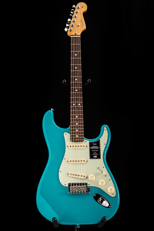 Fender Professional II Stratocaster Miami Blue Electric Guitar