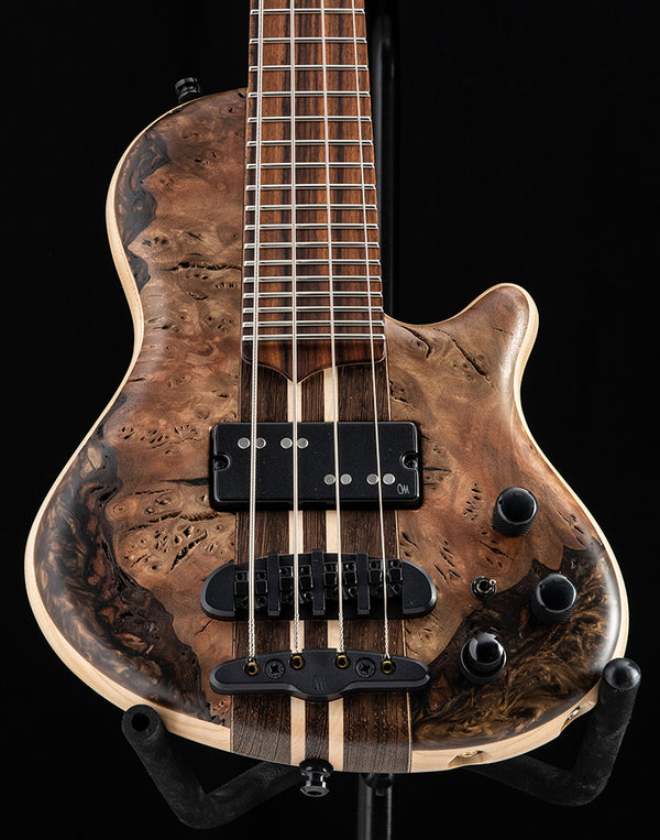 Mayones Cali 4 Buckeye Burl Trans Brown Gold Resin