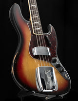 Used 1972 Fender Jazz Bass 3 Tone Sunburst Electric Guitar