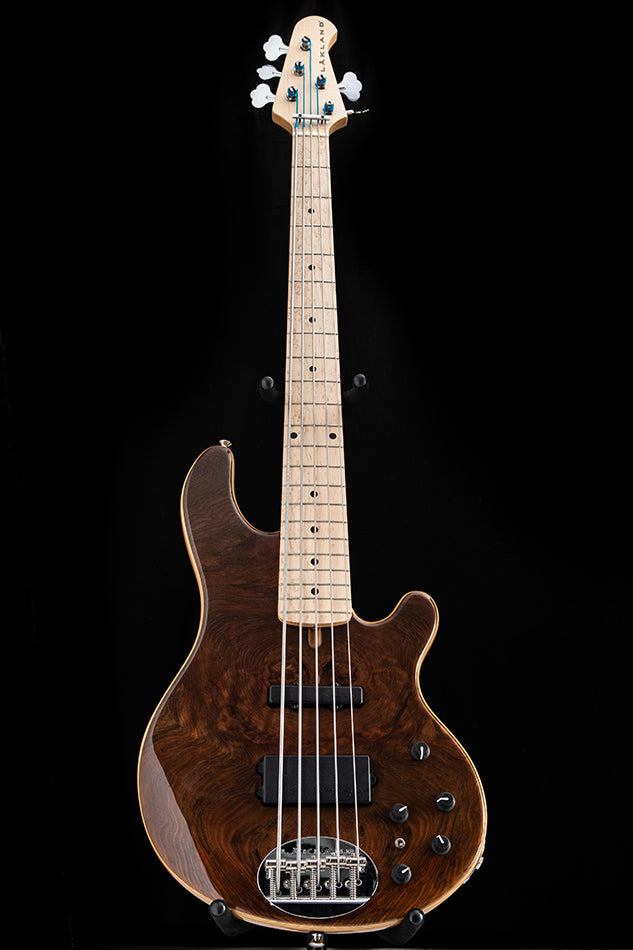 Used Lakland Bass 55-94 Walnut Burl