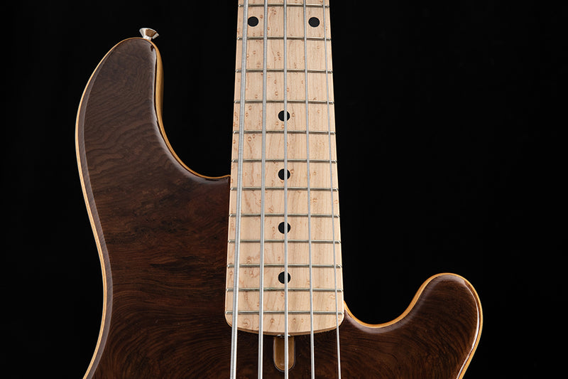 Used Lakland Bass 55-94 Walnut Burl