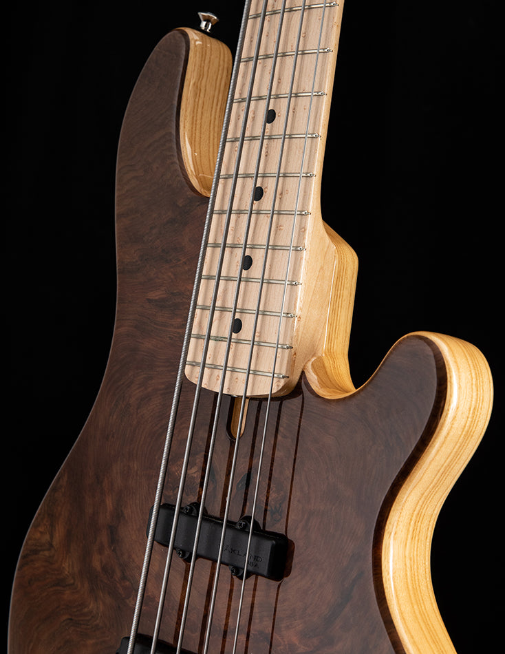 Used Lakland Bass 55-94 Walnut Burl