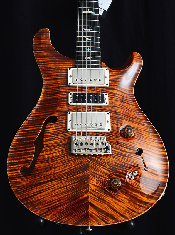 Paul Reed Smith Wood Library Special Semi-Hollow Brian's Limited Yellow Tiger-Brian's Guitars