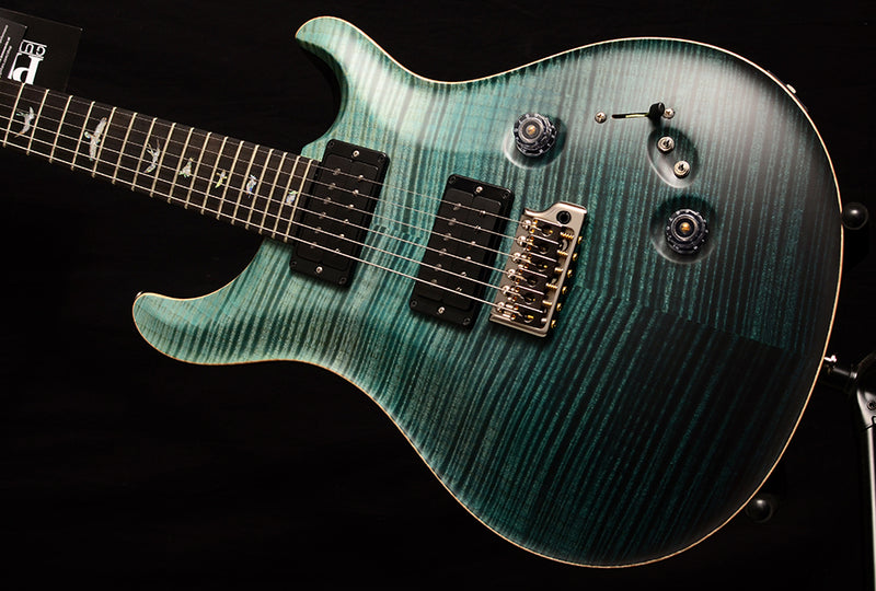 Paul Reed Smith Wood Library Custom 24-08 Satin Brian's Limited Teal Fade-Electric Guitars-Brian's Guitars