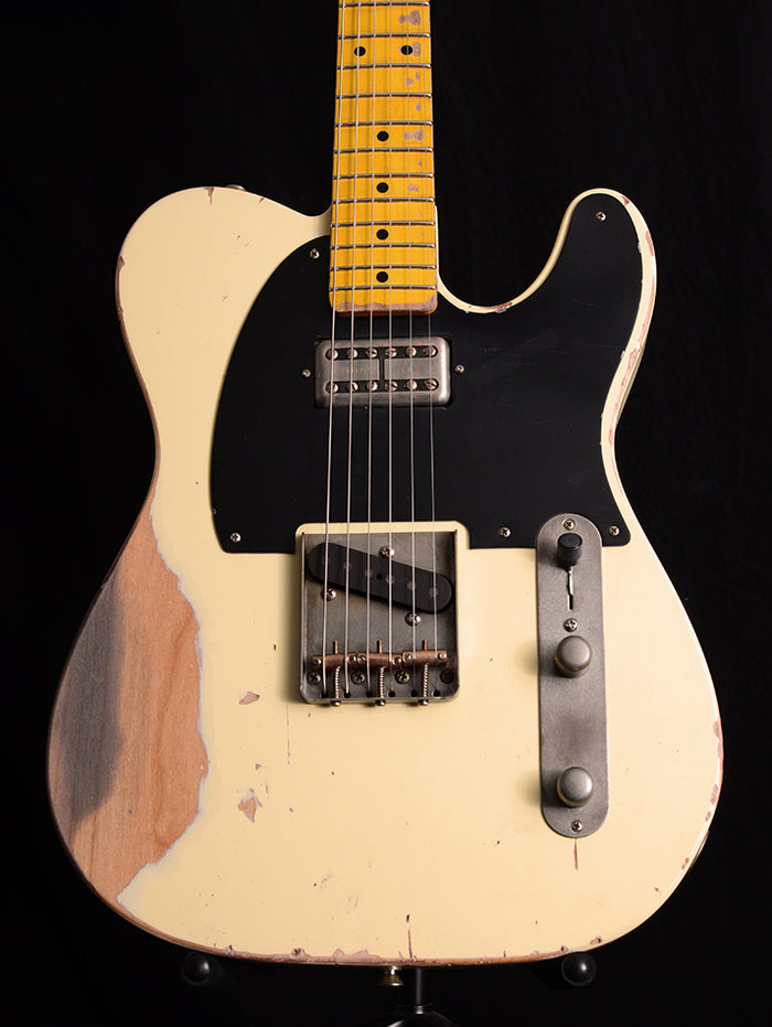 Nash T52 Guitar, Black, Light Aging | Humbucker Music
