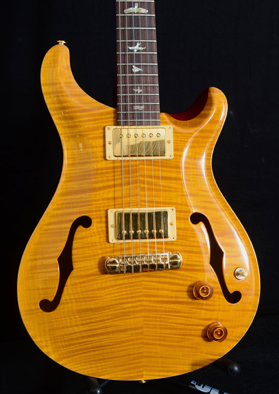 Used Paul Red Smith McCarty Hollowbody II Vintage Yellow-Brian's Guitars