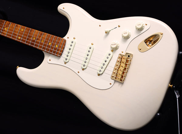 Fender Custom Shop American Custom Stratocaster 2018 NAMM Limited Edition Aged White Blonde-Brian's Guitars