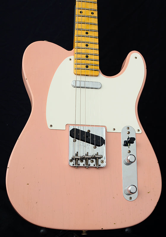 Fender Custom Shop 1955 Journeyman Relic Telecaster Aged Shell Pink-Brian's Guitars