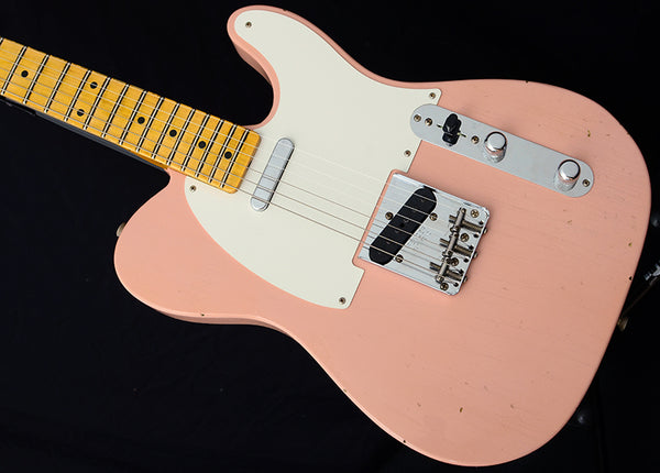 Fender Custom Shop 1955 Journeyman Relic Telecaster Aged Shell Pink-Brian's Guitars