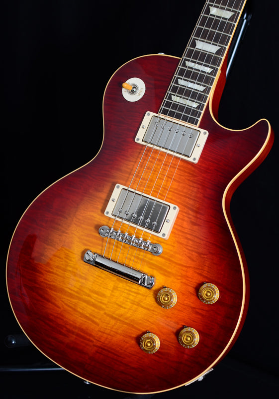 Used Gibson Custom Shop Les Paul 1959 Reissue R9 Flame Top Cabernet Burst-Brian's Guitars