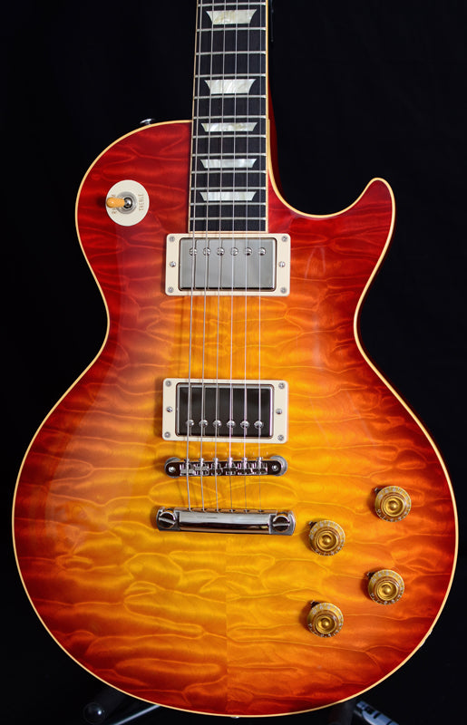 2011 Gibson Custom Shop Les Paul 1959 Reissue R9 7A Quilt Top Washed Cherry-Brian's Guitars