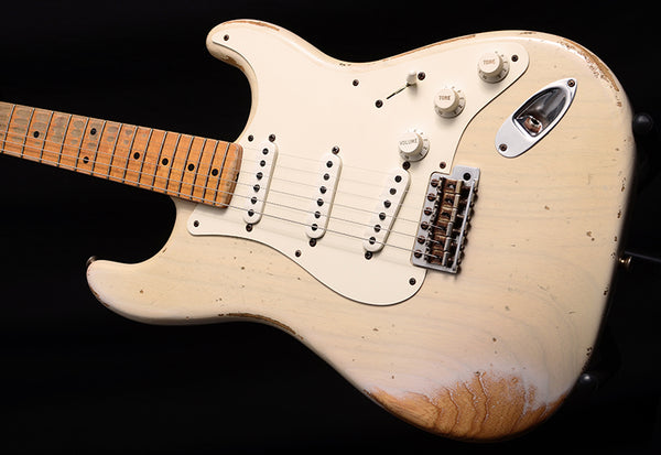 Used Fender Custom Shop 1956 Relic Stratocaster Blonde-Brian's Guitars