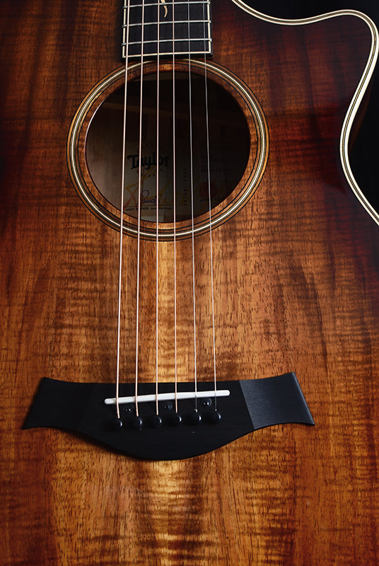 Taylor K22ce 12-Fret V-Class Koa Shaded Edge Burst-Acoustic Guitars-Brian's Guitars
